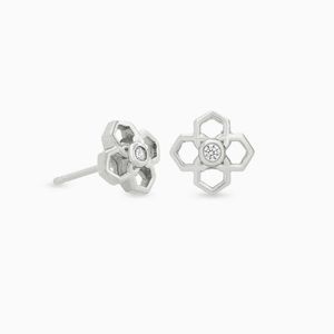 Kendra Scott Rue Stud Earrings In Silver